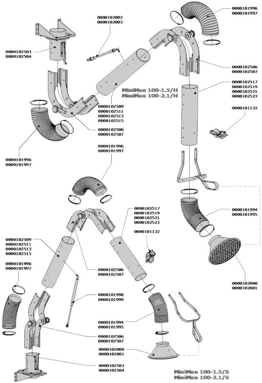 MiniMan 100 Spare Parts (img)