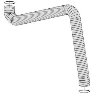 Hose L=3500/dia 163 mm