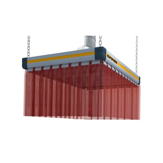 Plymovent FlexHood Extraction Hood, Double Compartment 3.5m x 3.5m, with Connection Flange & Strip Brackets